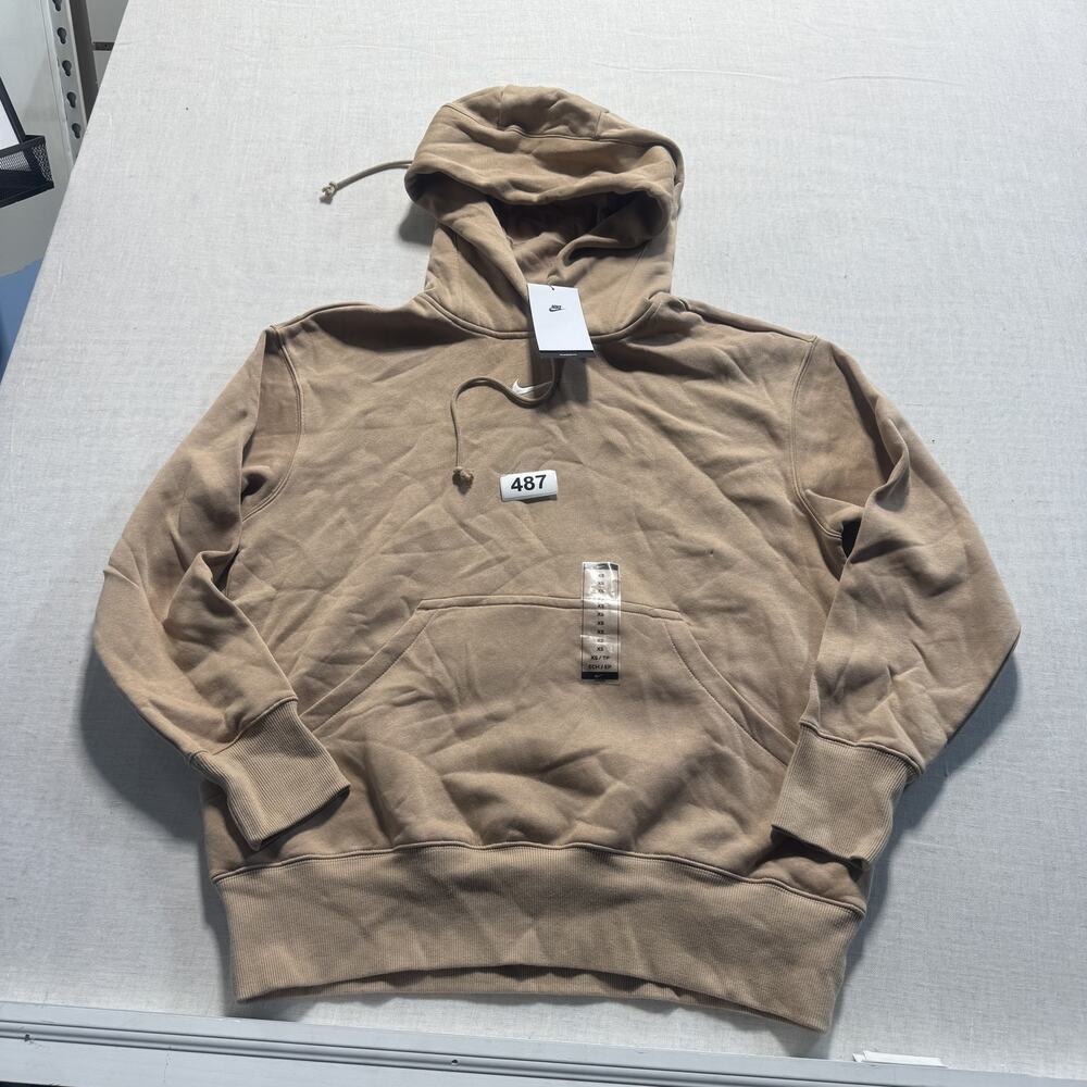 Nike Swoosh Hoodie‎ Women's Sz XS Brown Brand New